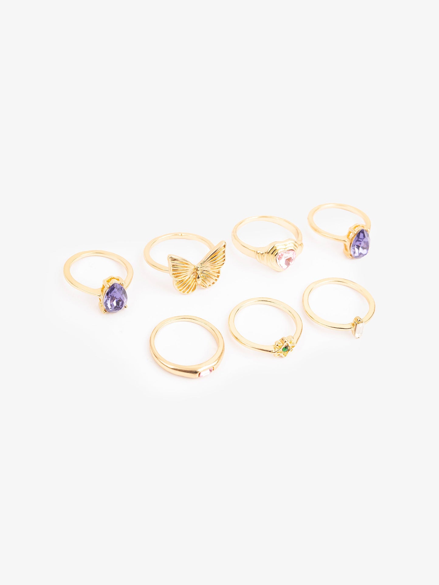 Butterfly Ring Set