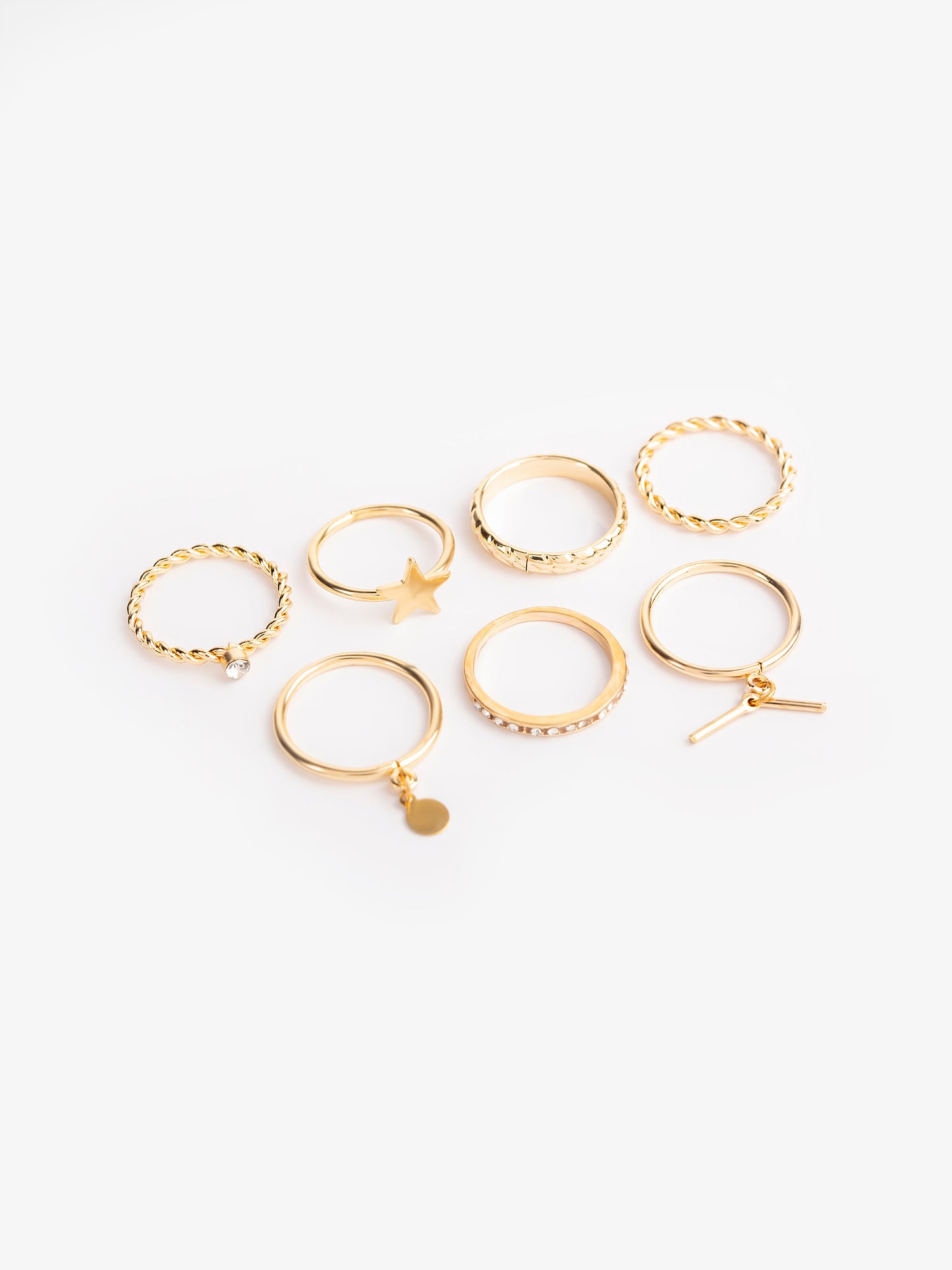 Curly Ring Set