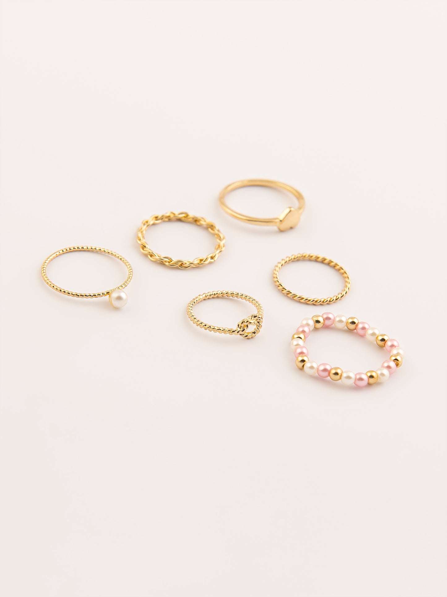 Classic Embellished Rings Set