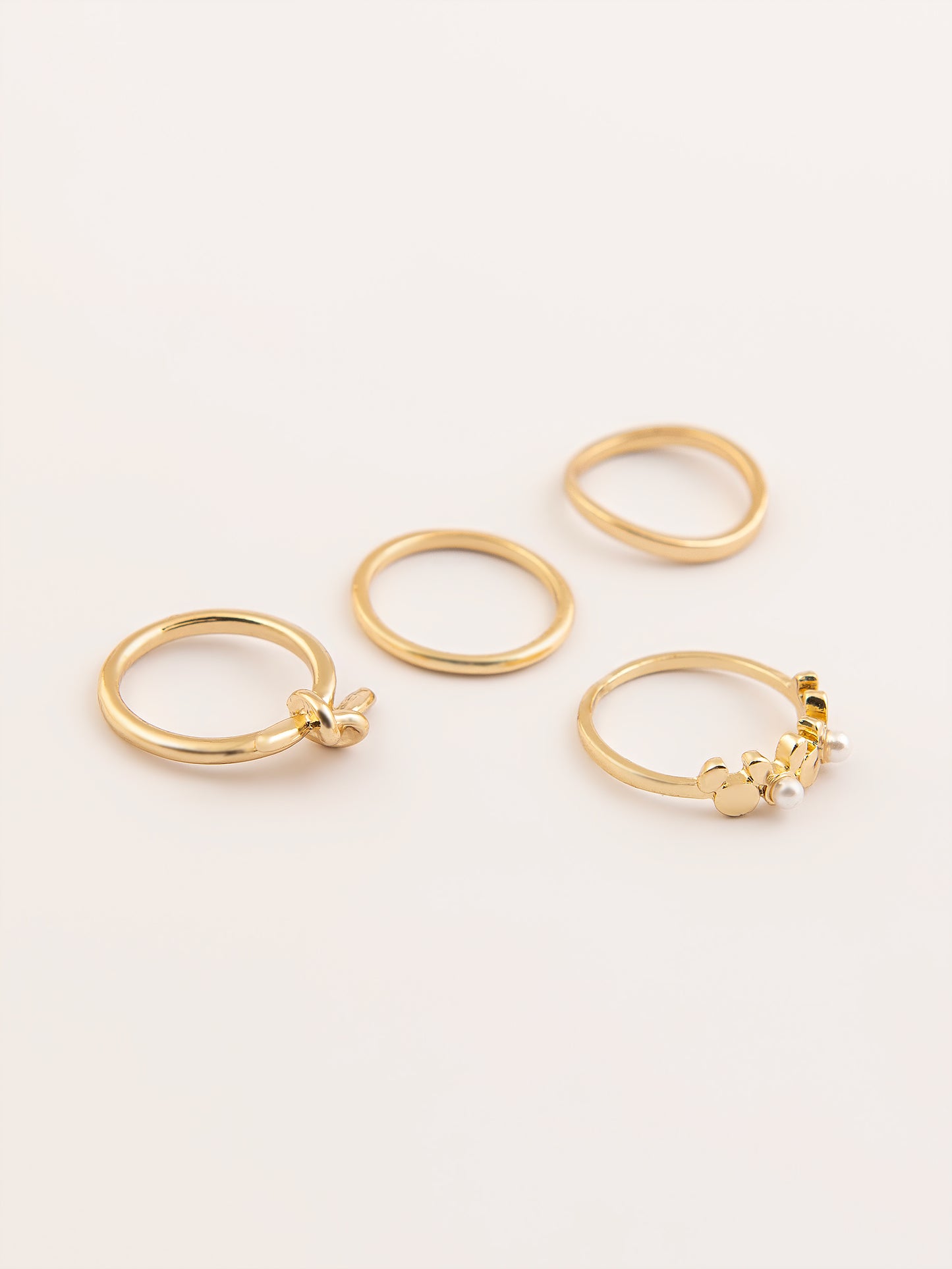 Classic Embellished Rings Set