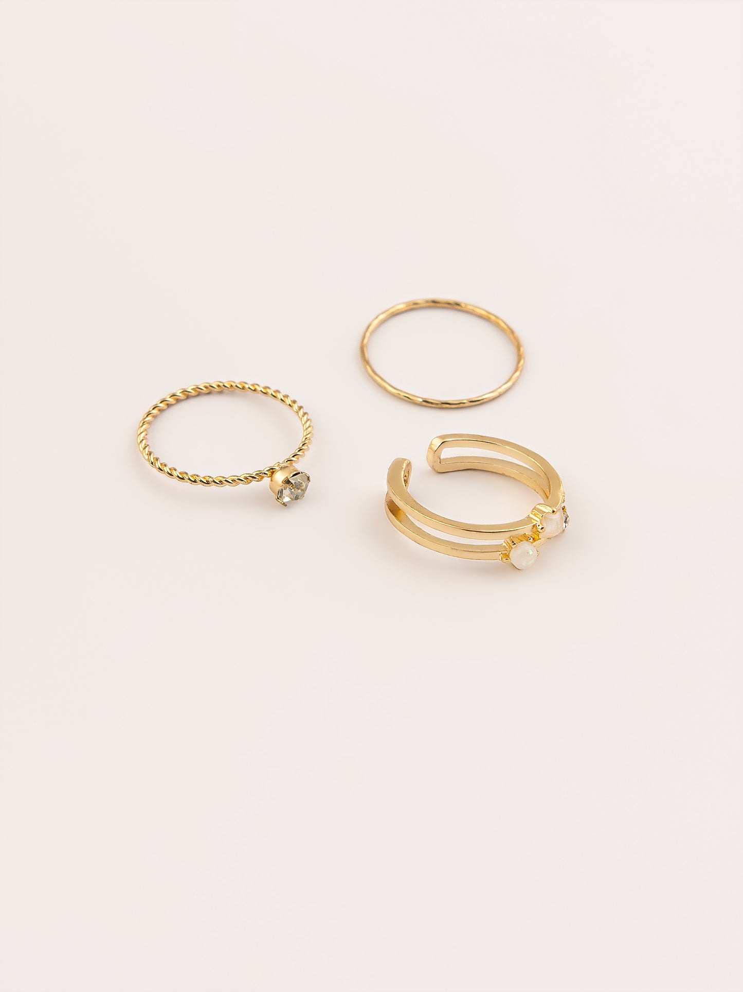 Classic Gold Ring Set