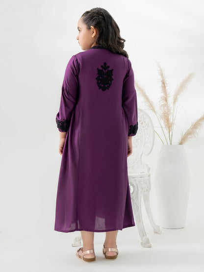 Viscose Frock-Embroidered