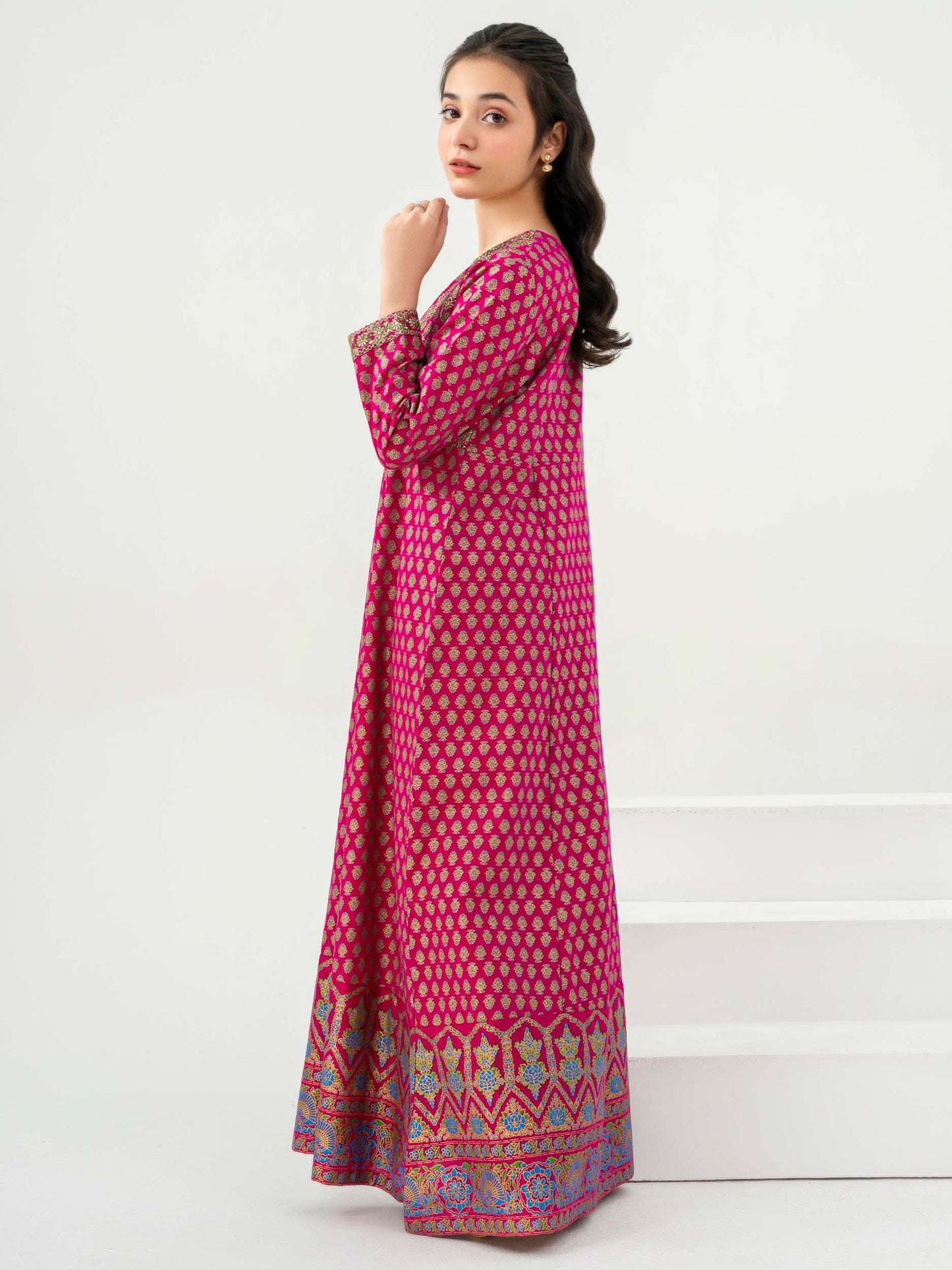 2 Piece Khaddar Suit-Embroidered