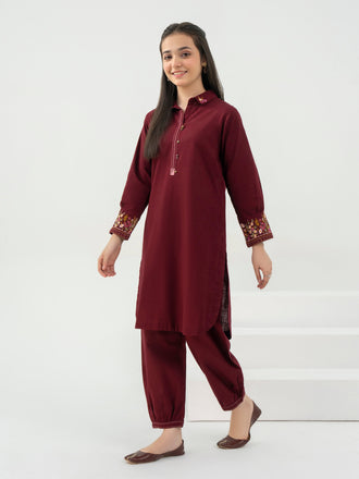 2-piece-khaddar-suit-embroidered