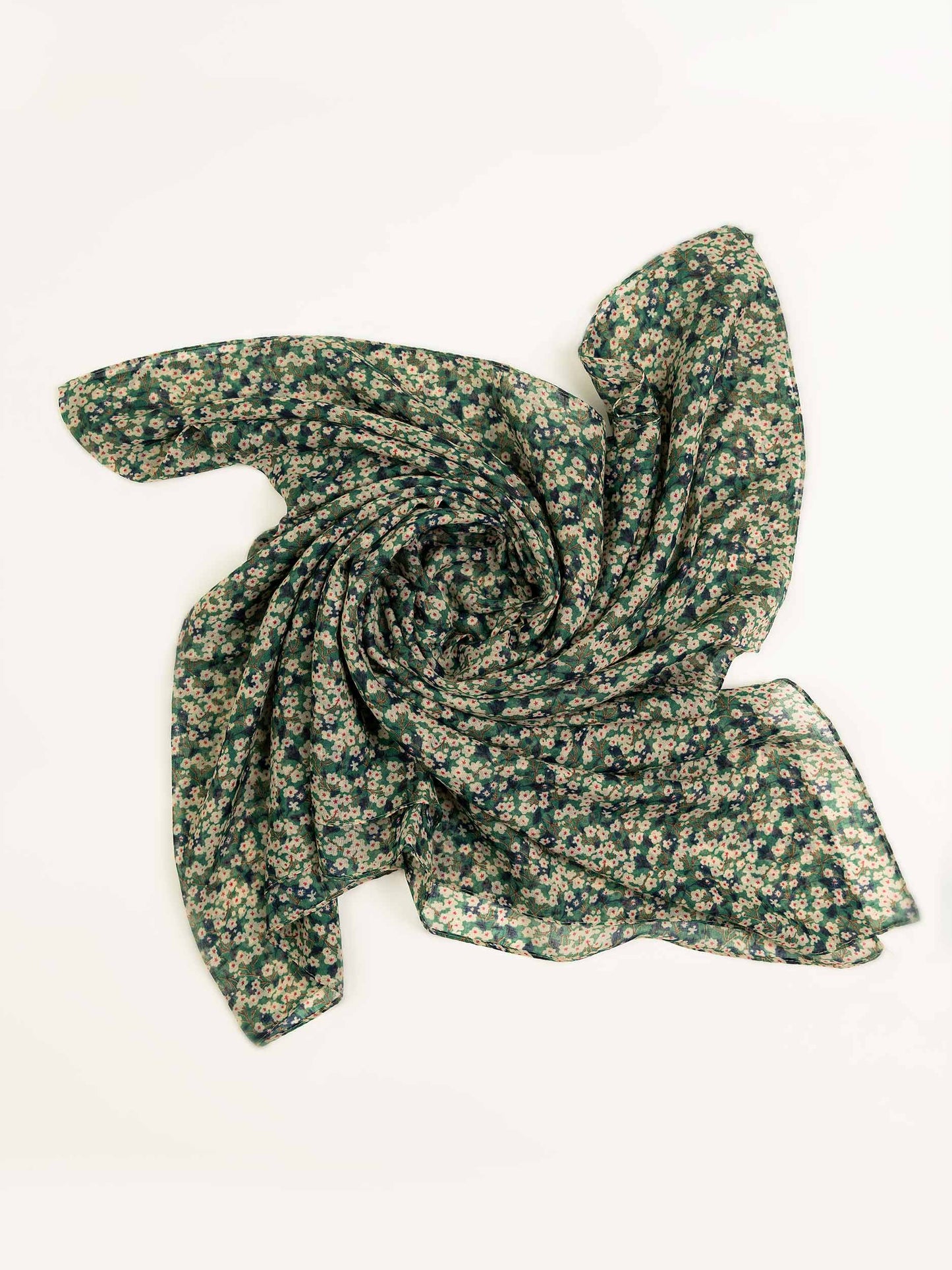 Floral Printed Viscose Scarf