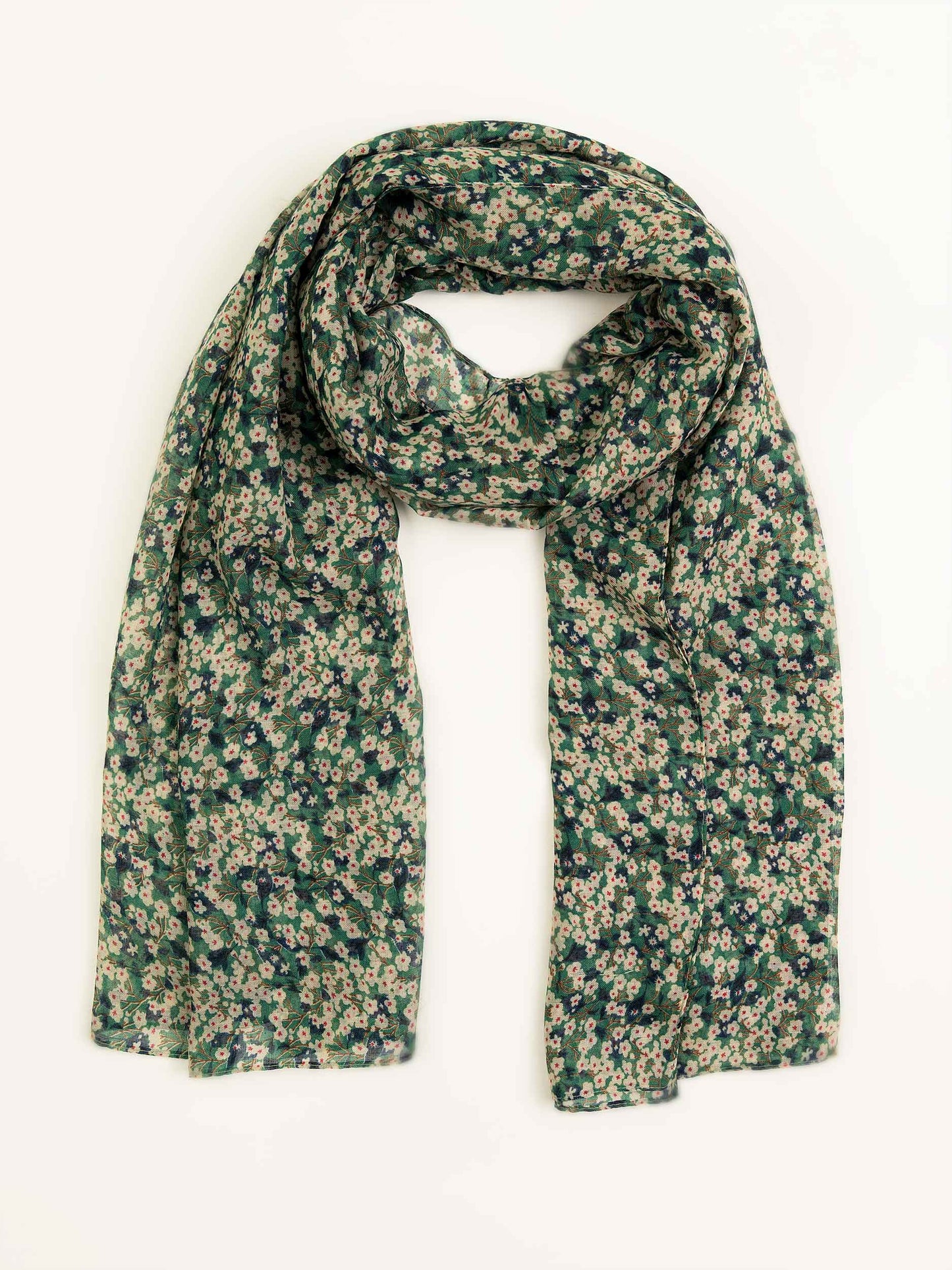 Floral Printed Viscose Scarf