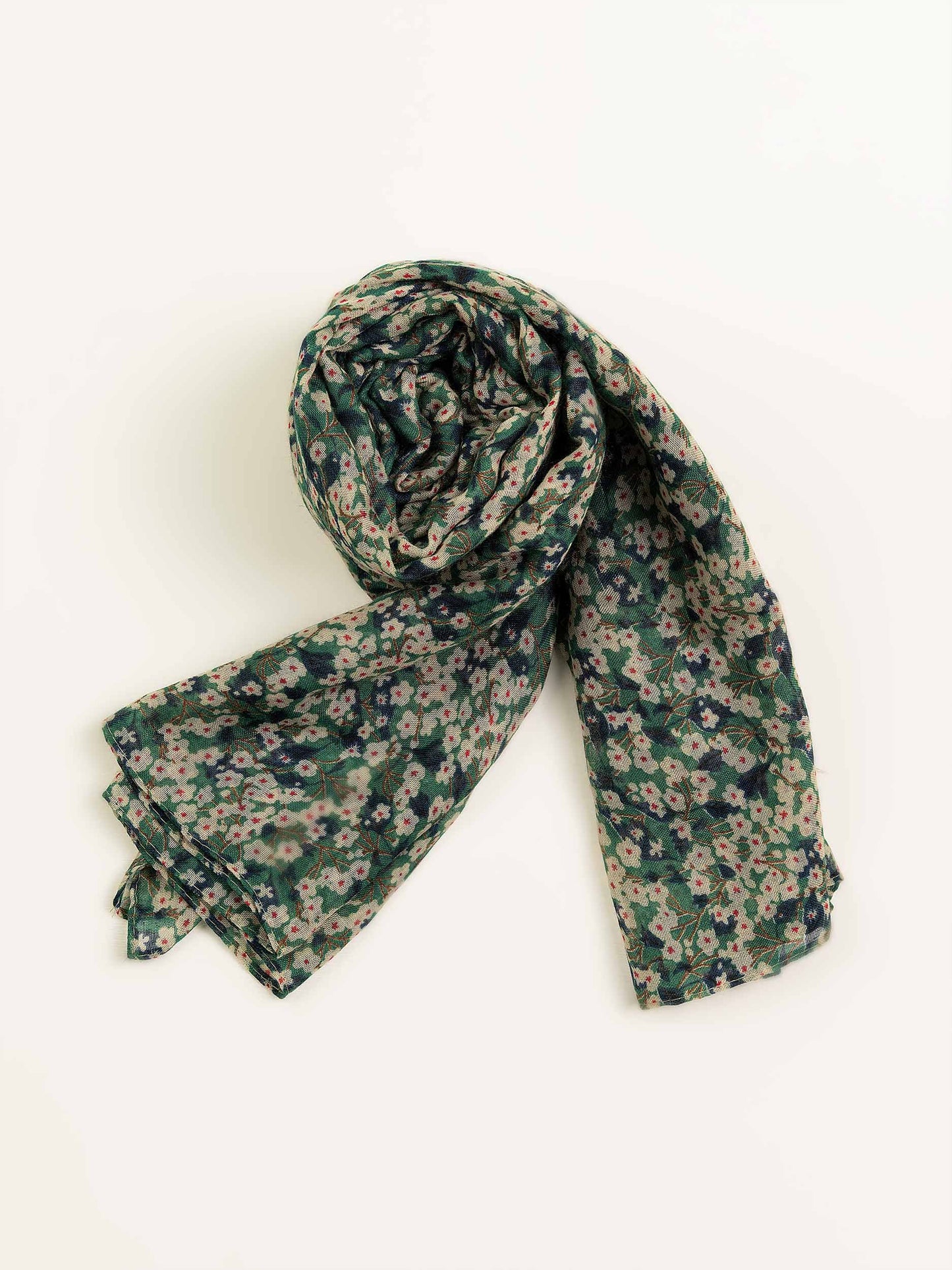 Floral Printed Viscose Scarf