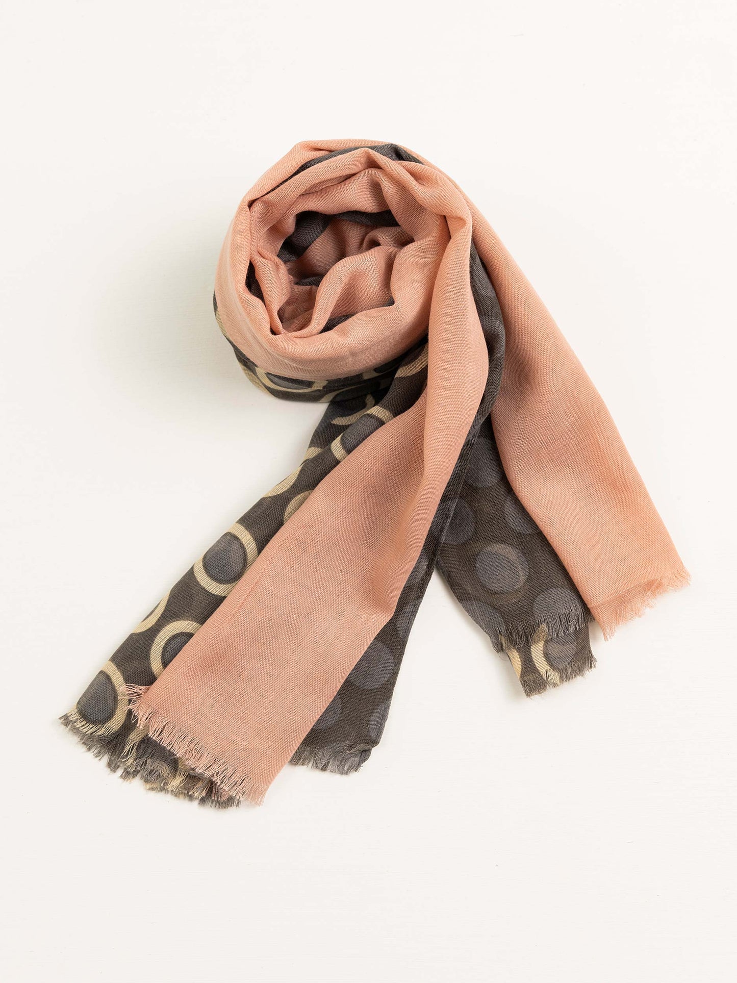 Polkadot Printed Viscose Scarf