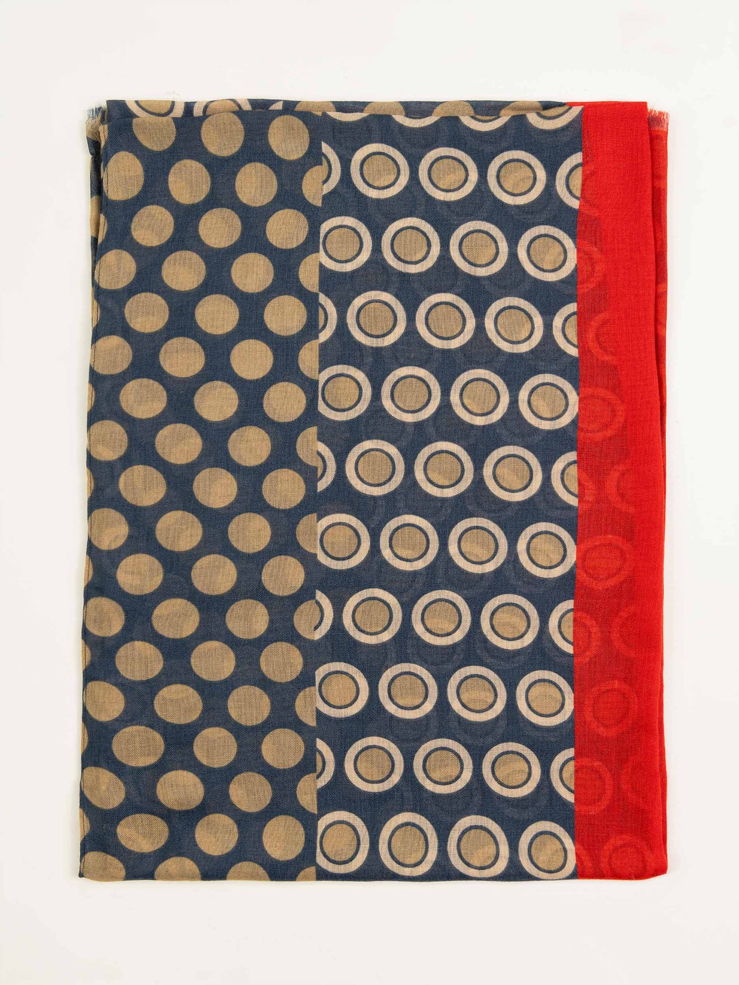 Polkadot Printed Viscose Scarf