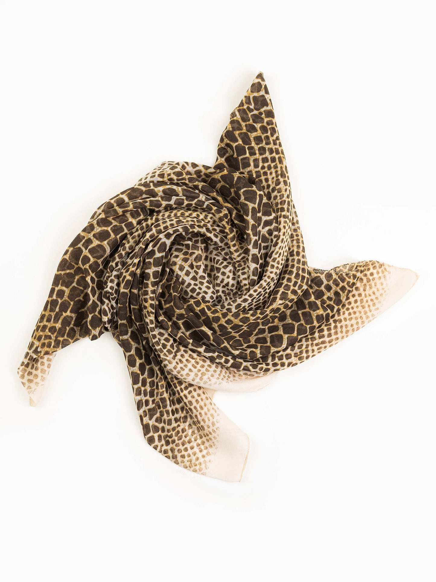 Animal Printed Viscose Scarf