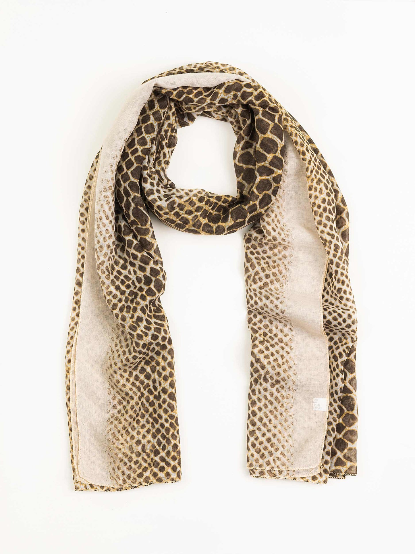 Animal Printed Viscose Scarf