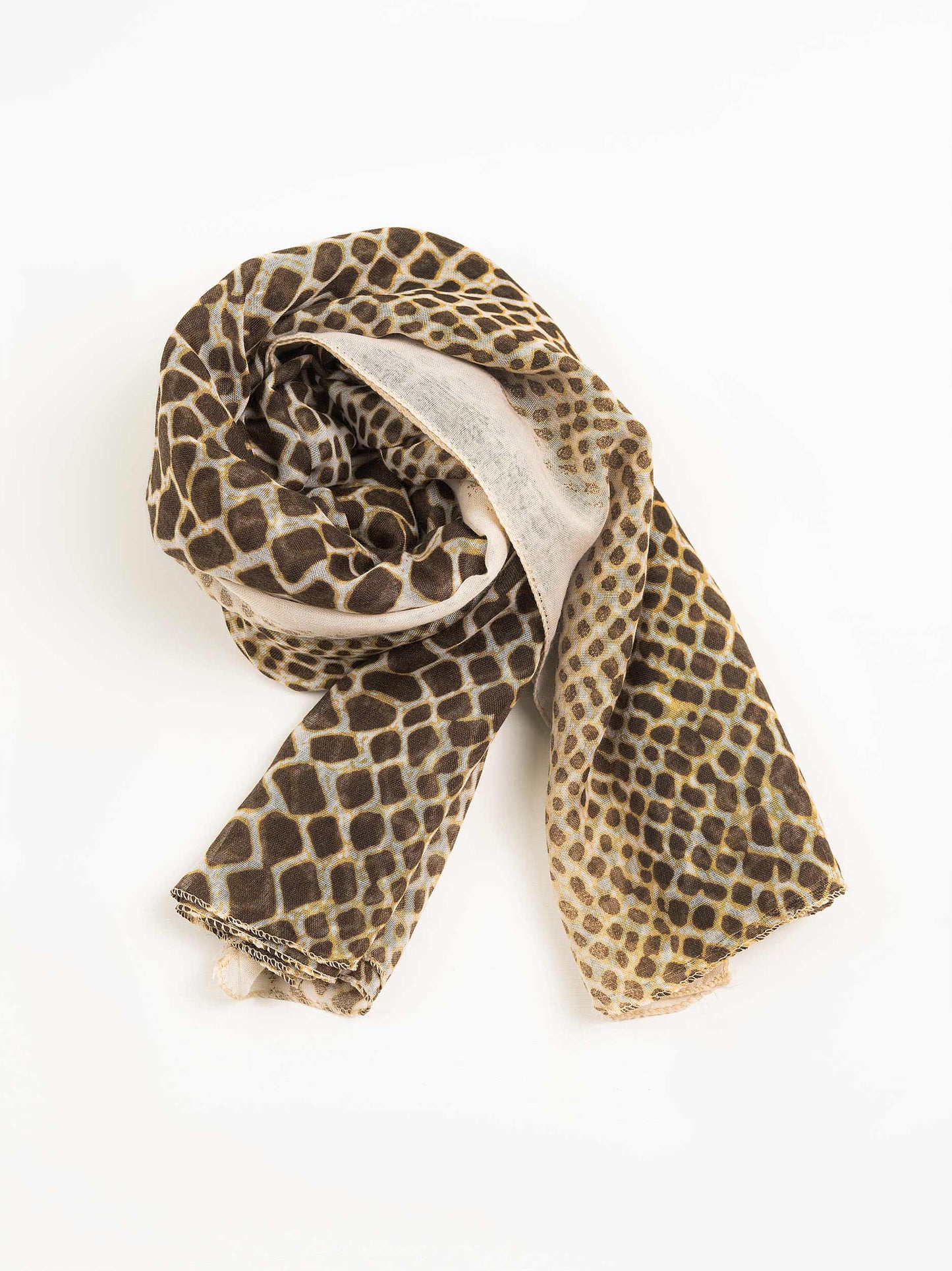 Animal Printed Viscose Scarf