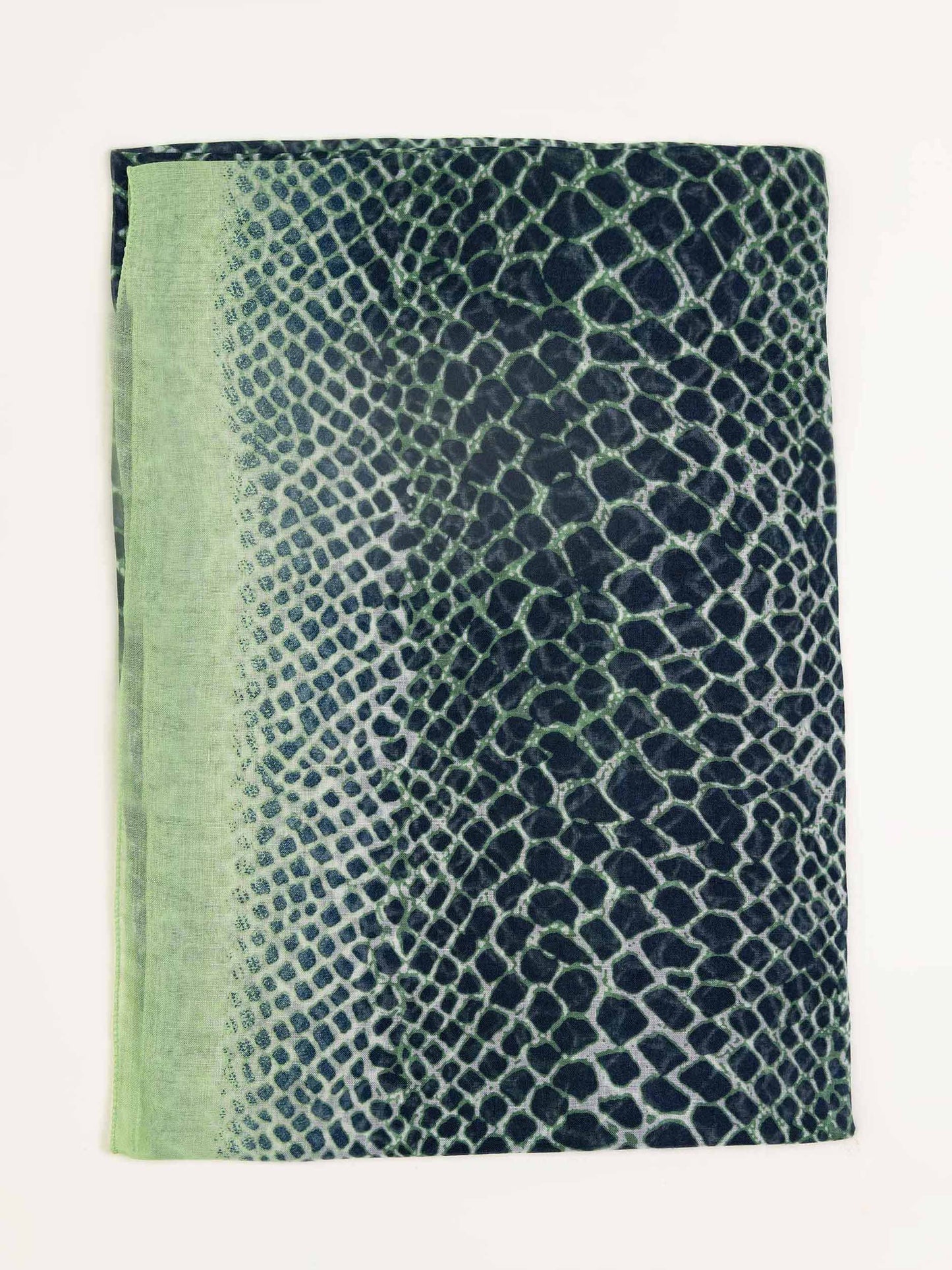 Snake Printed Viscose Scarf