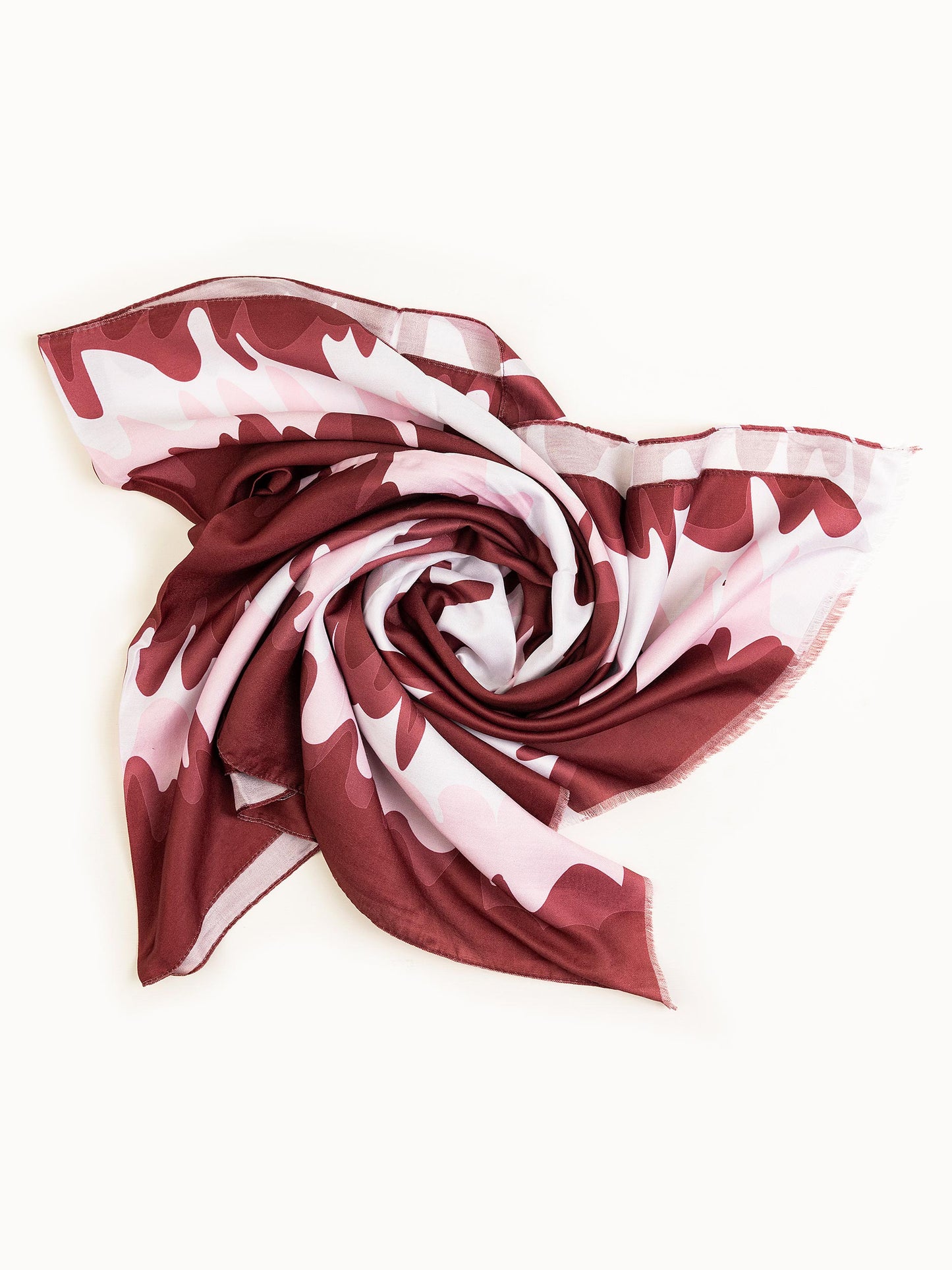 Printed Satin Scarf