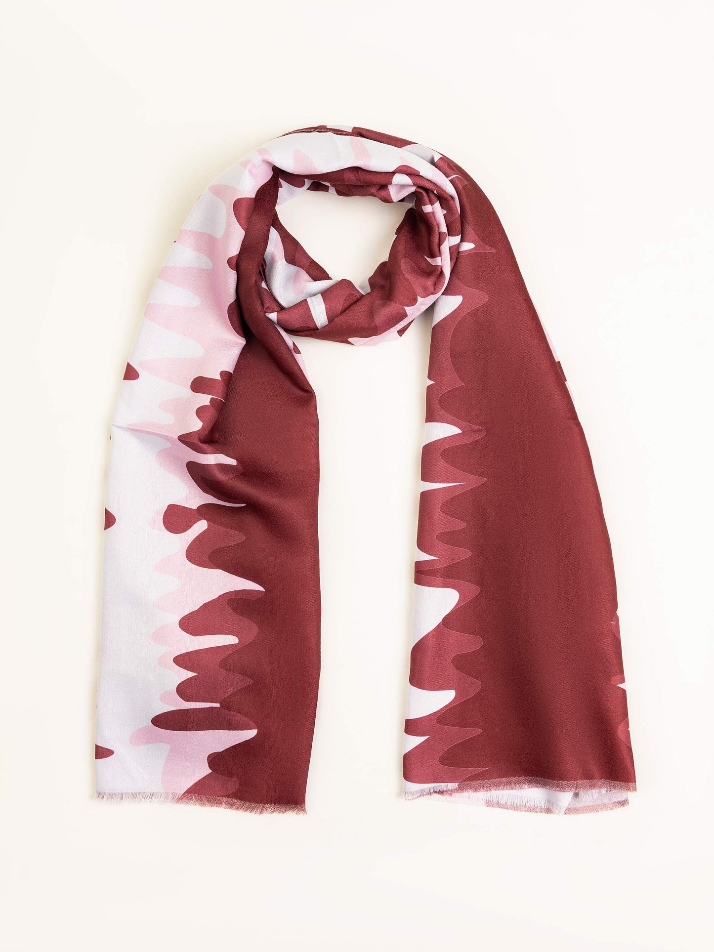 Printed Satin Scarf