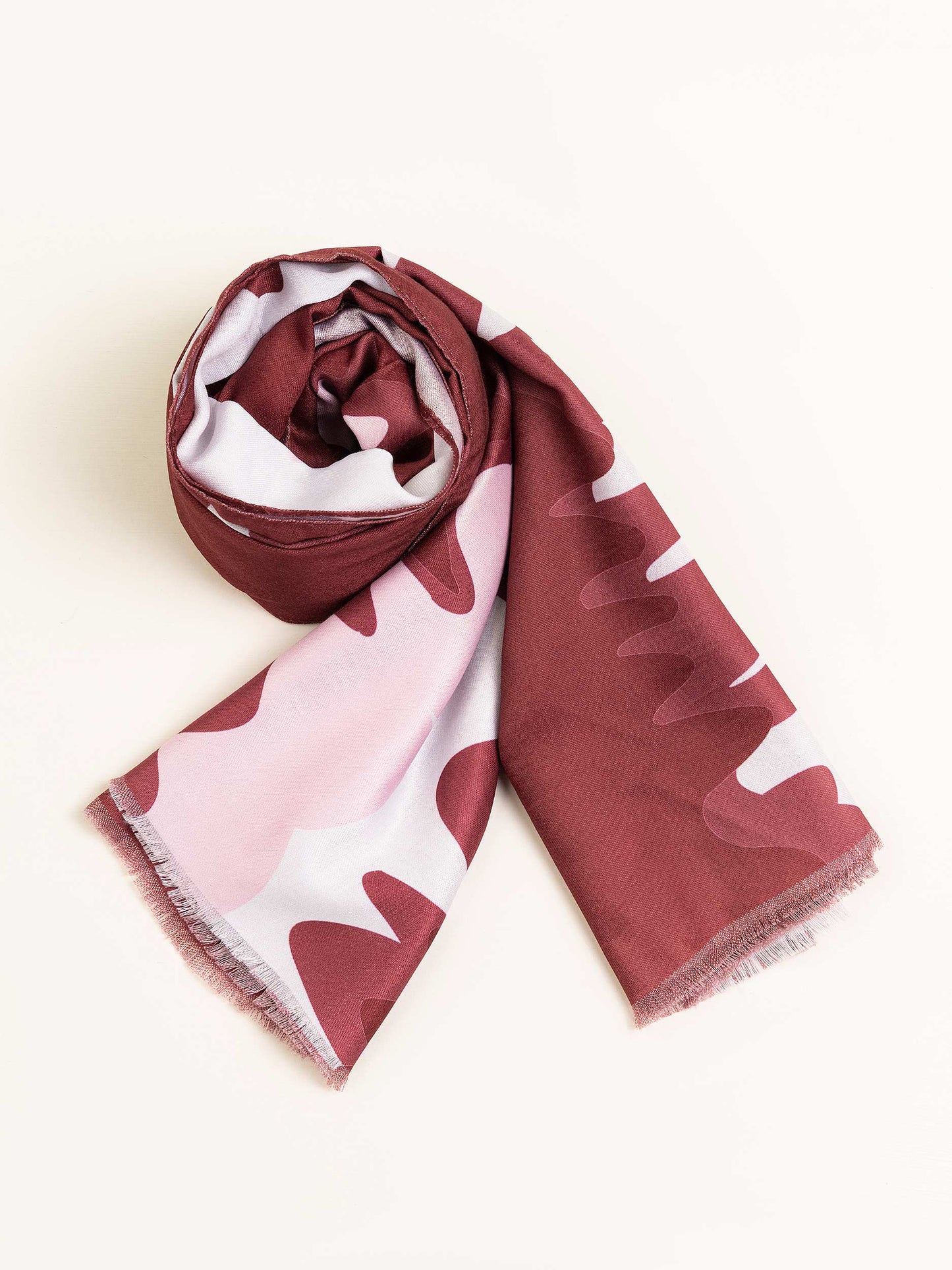 Printed Satin Scarf