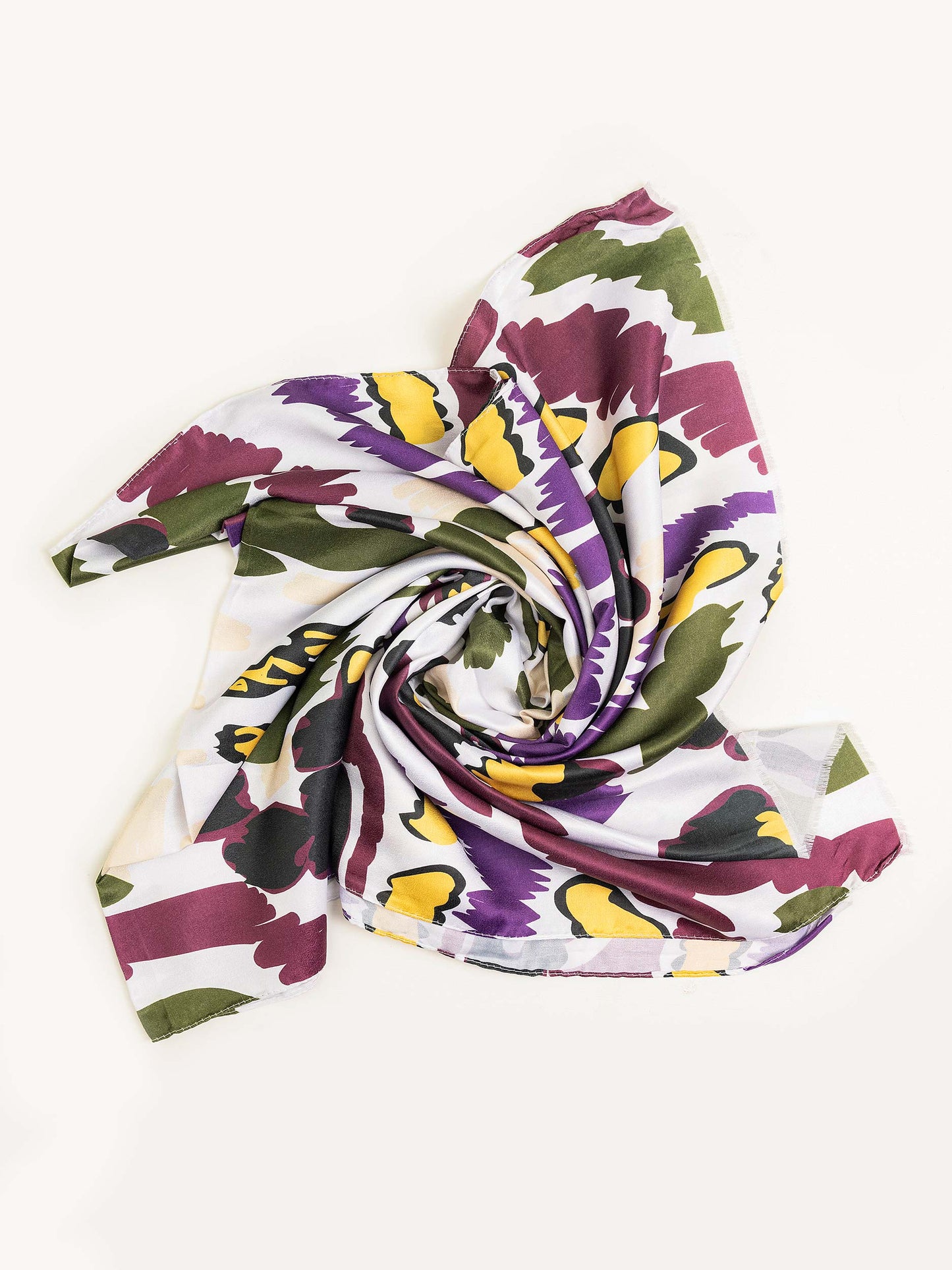 Printed Satin Scarf