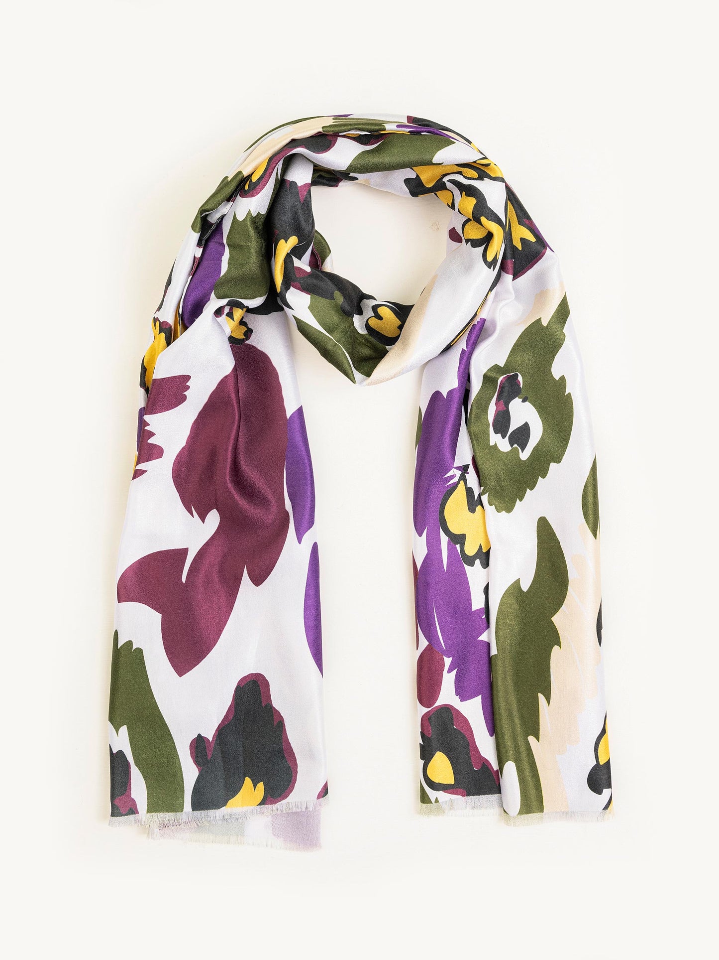 Printed Satin Scarf