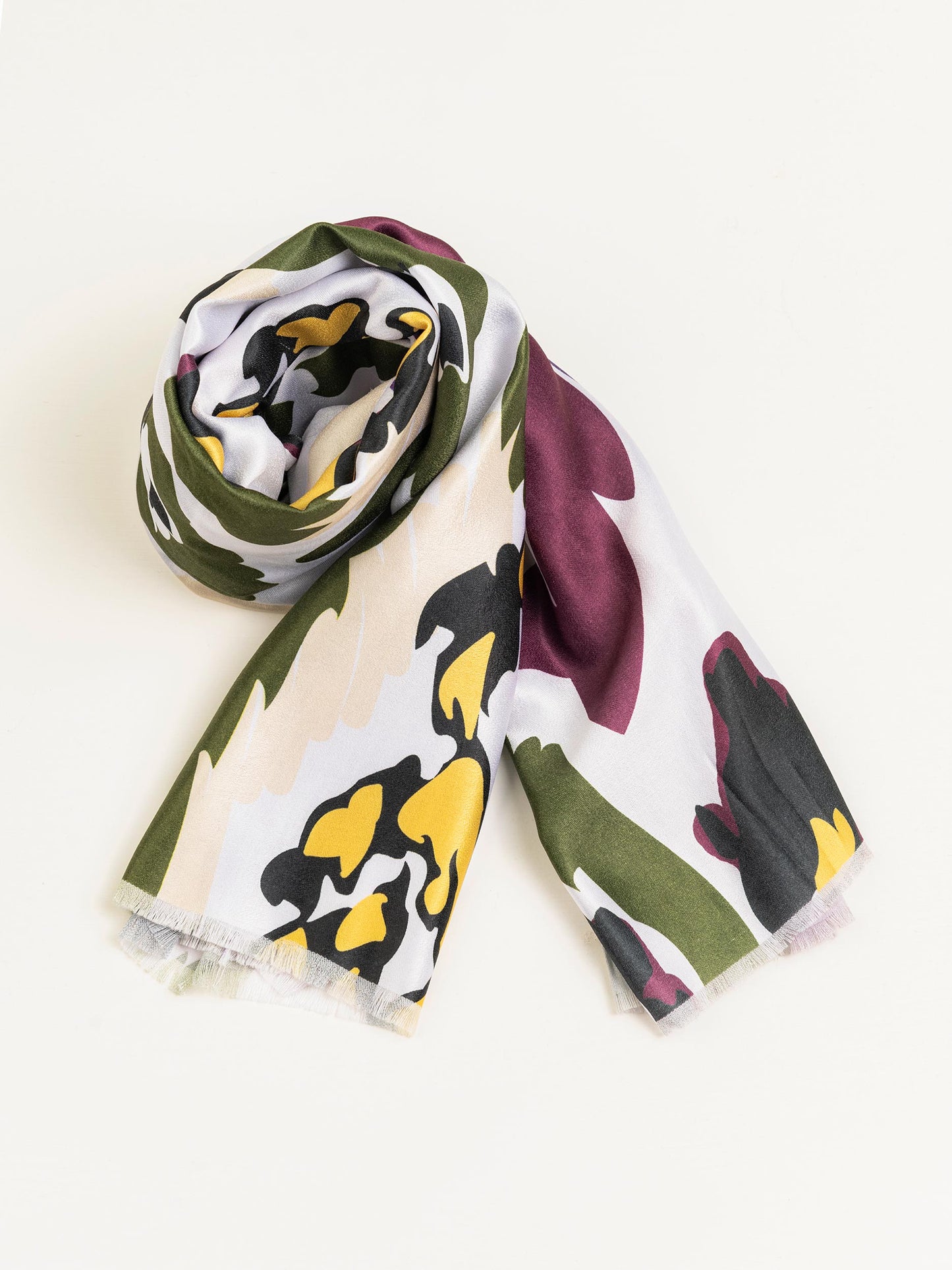 Printed Satin Scarf