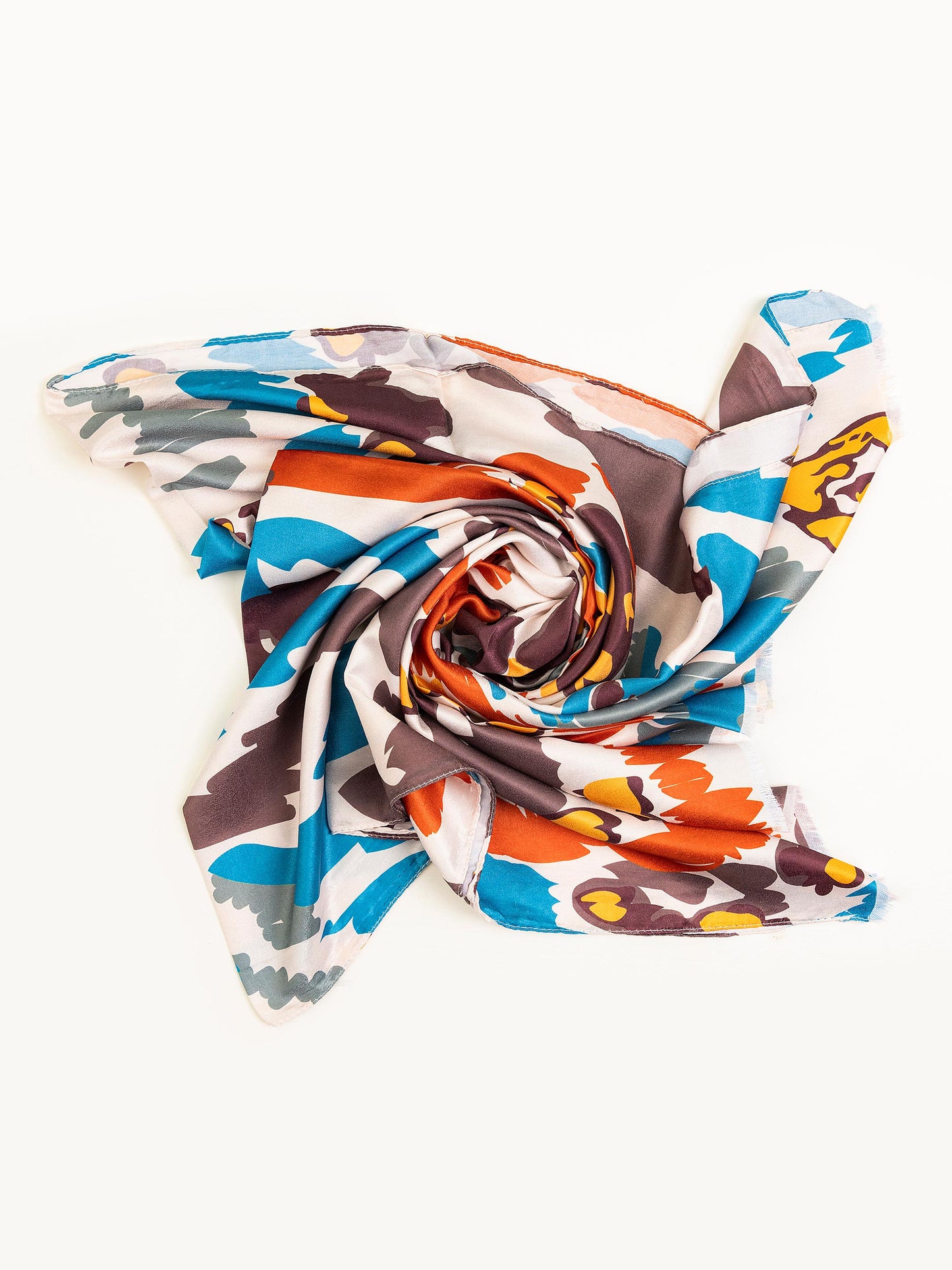 Printed Satin Scarf