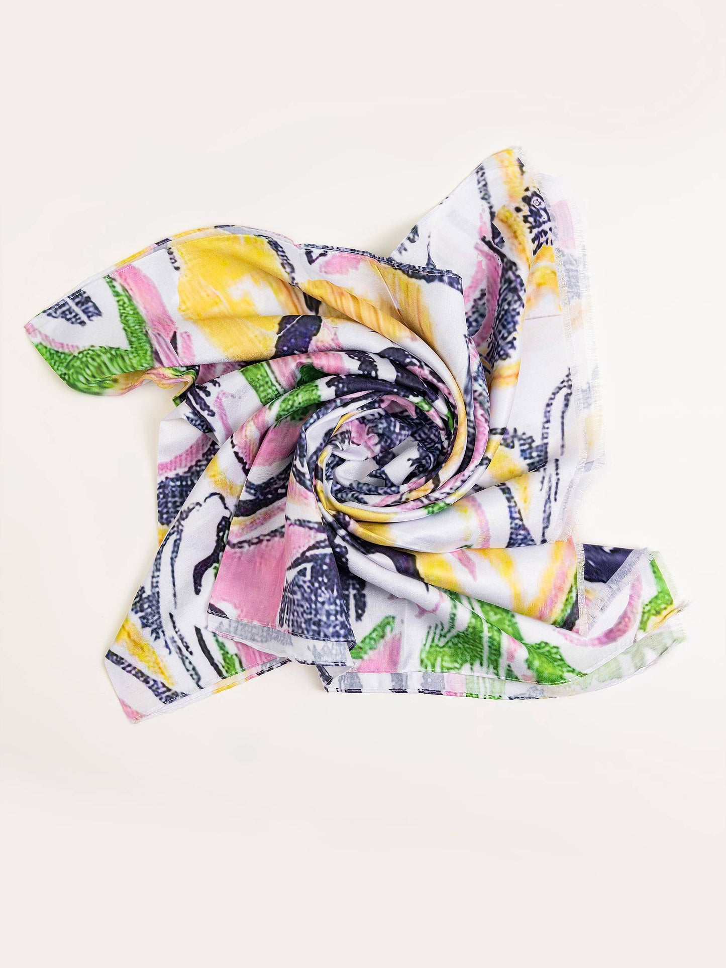 Printed Satin Scarf