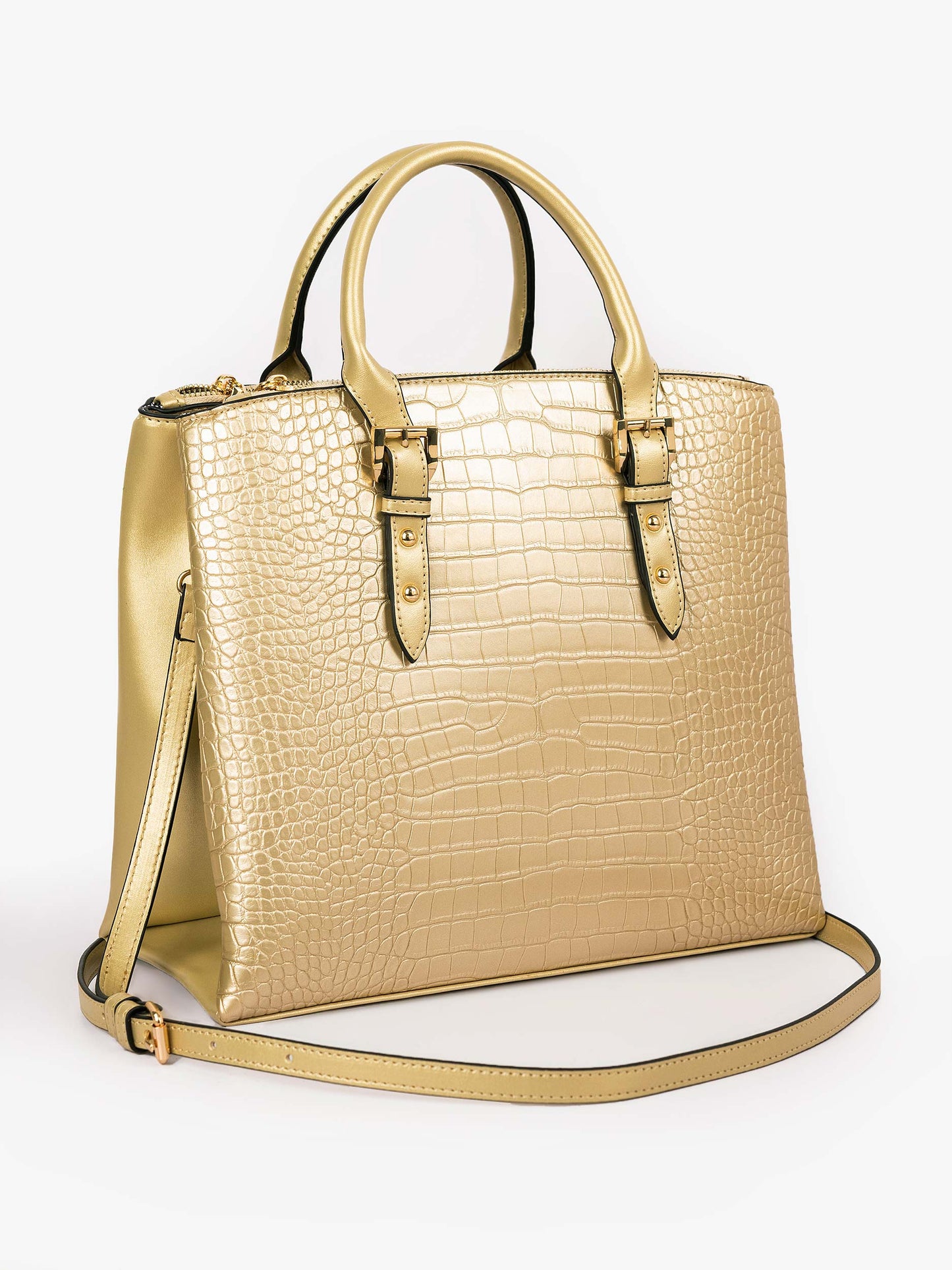 Snake Textured Handbag