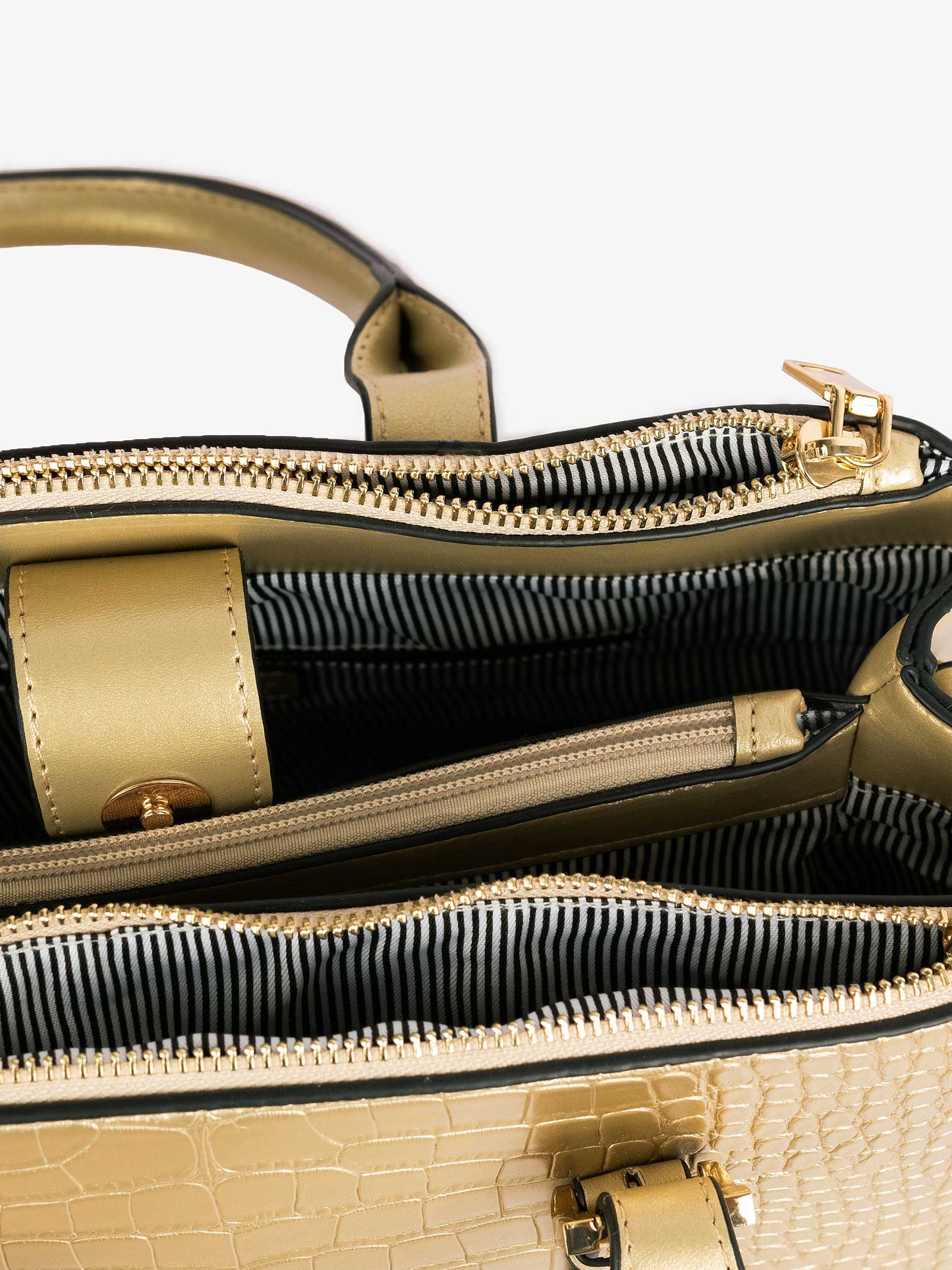 Snake Textured Handbag