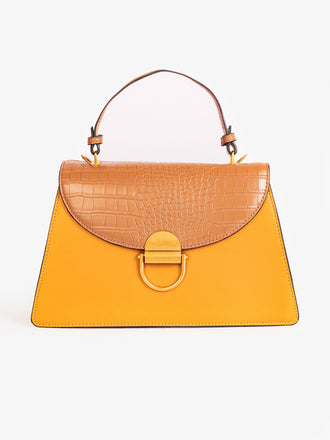 snake-textured-flap-handbag