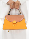 snake-textured-flap-handbag