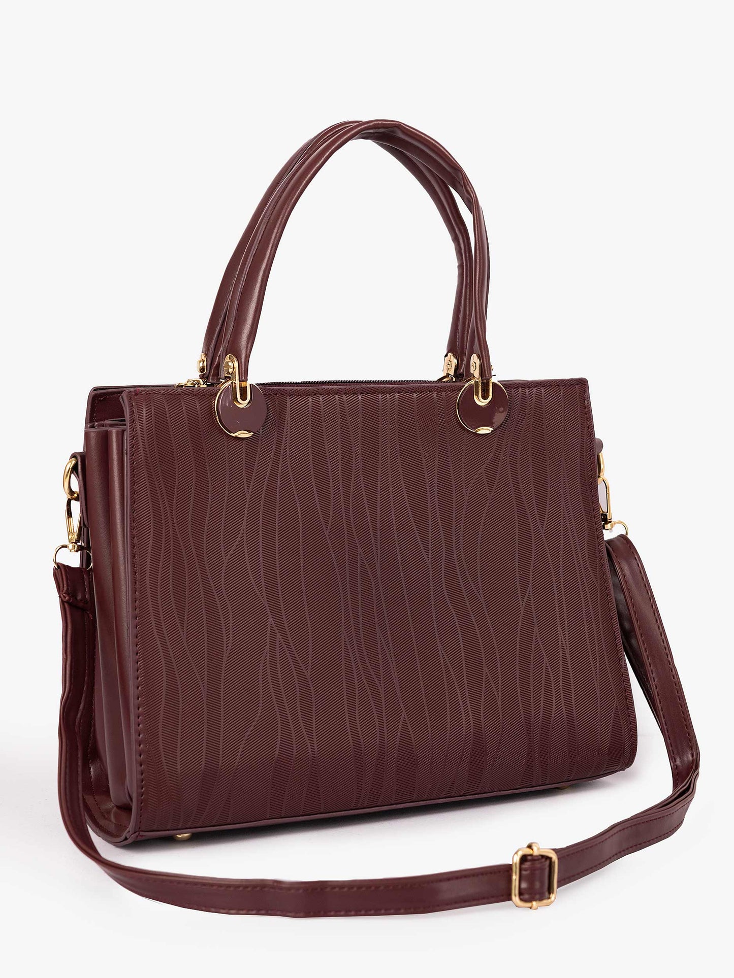 Engraved Texture Handbag