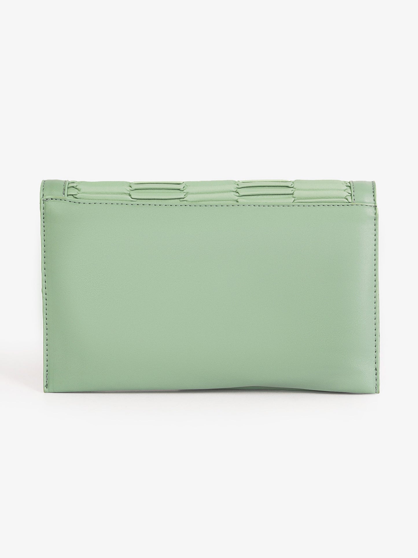 Pleated Flap Clutch