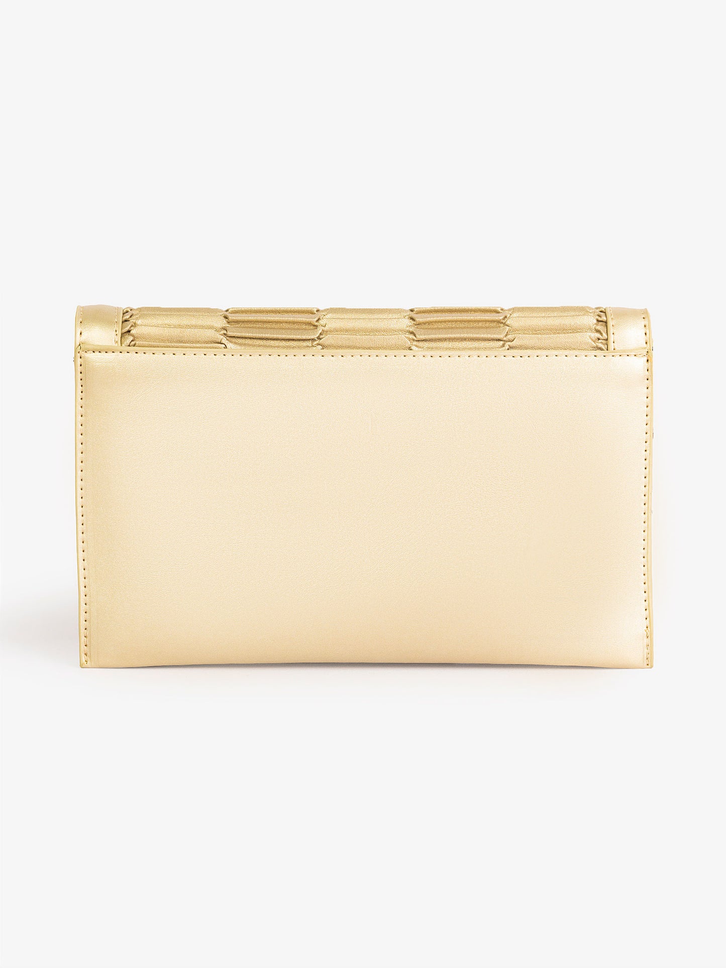 Pleated Flap Clutch