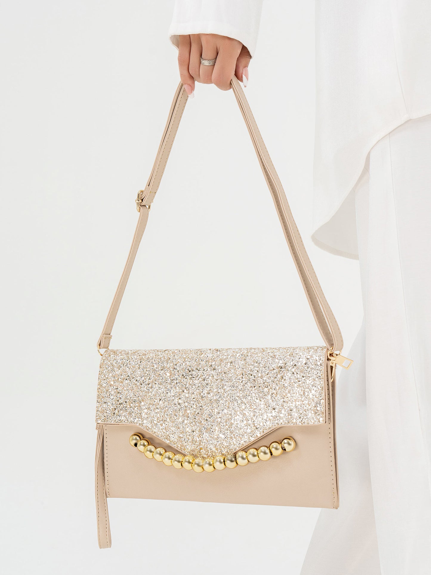 Glittered Envelope Clutch