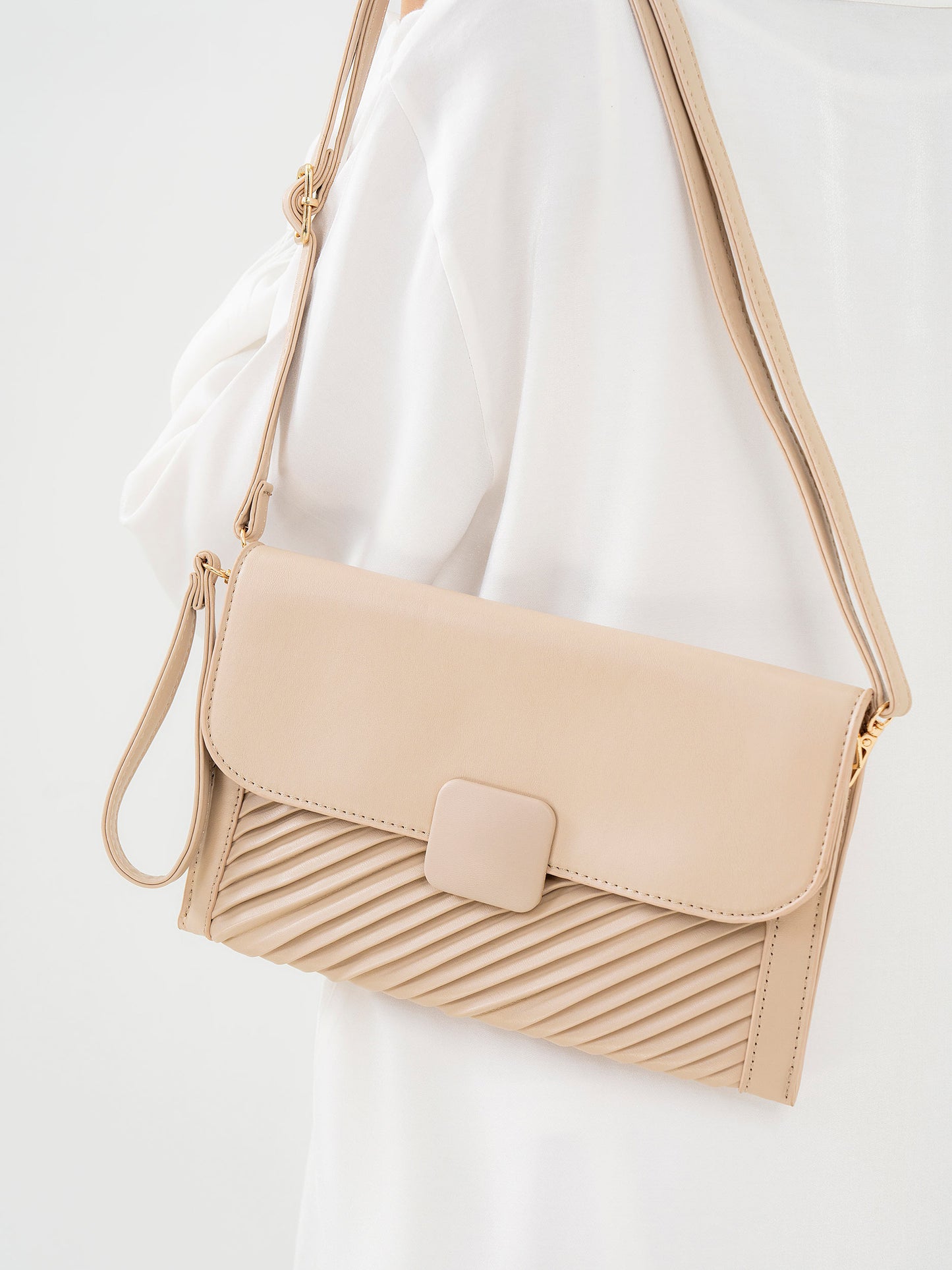 Pleated Clutch