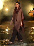 woolen-fur-cape-shawl