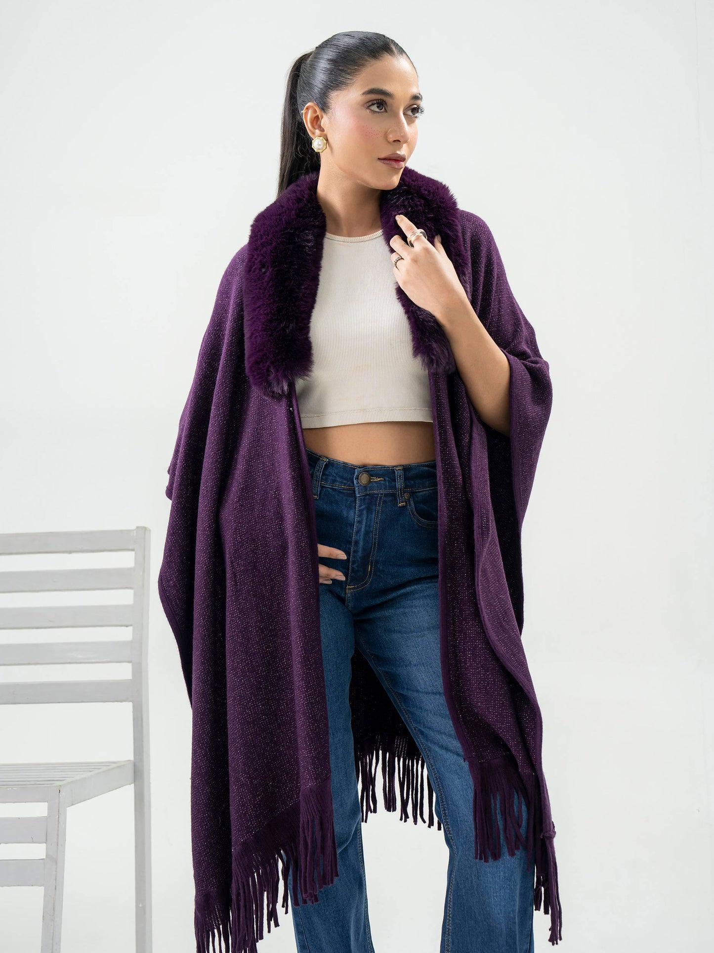 Fur Cape Shawl