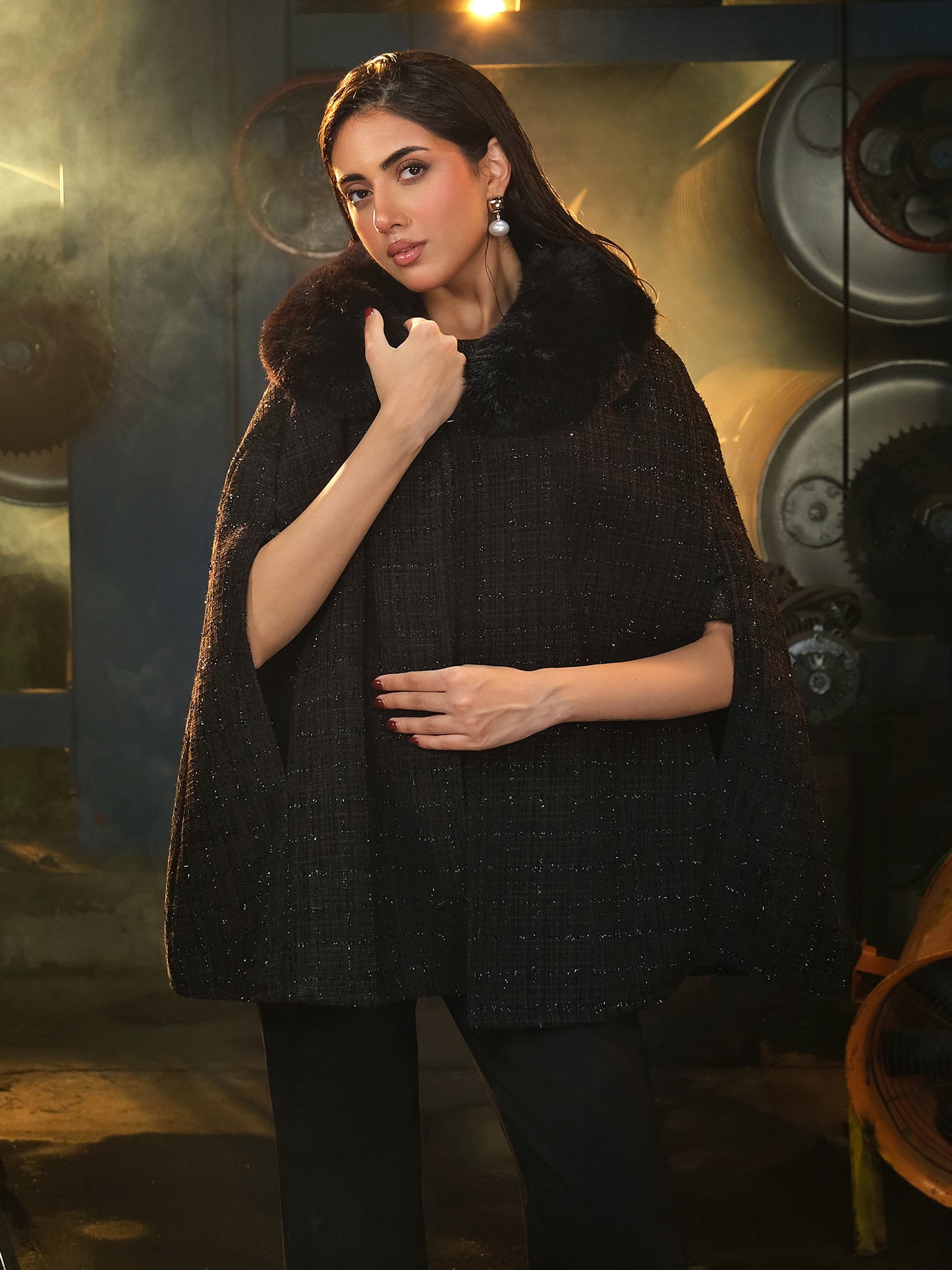 Woolen Cape Shawl