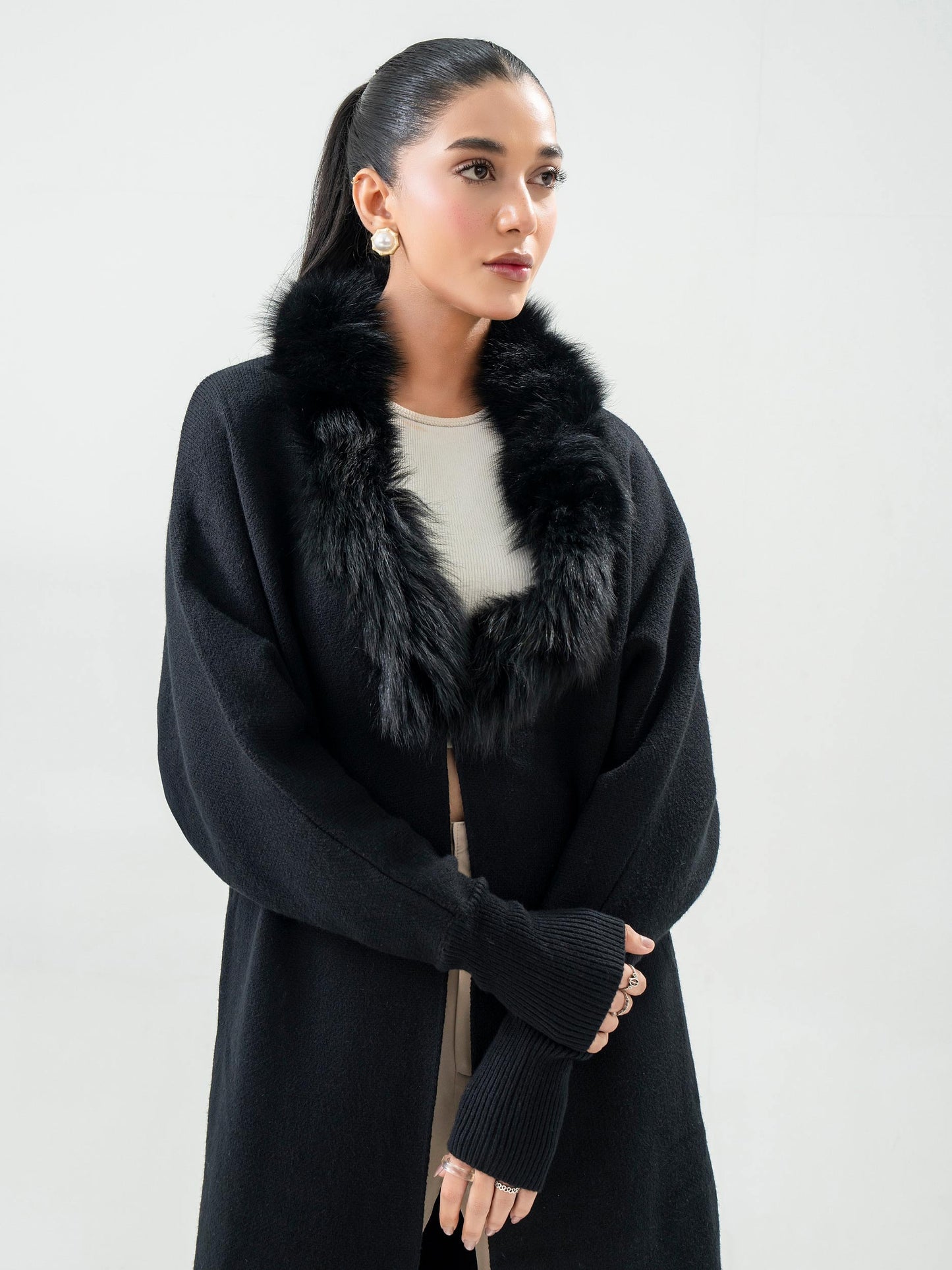 Fur Cardigan