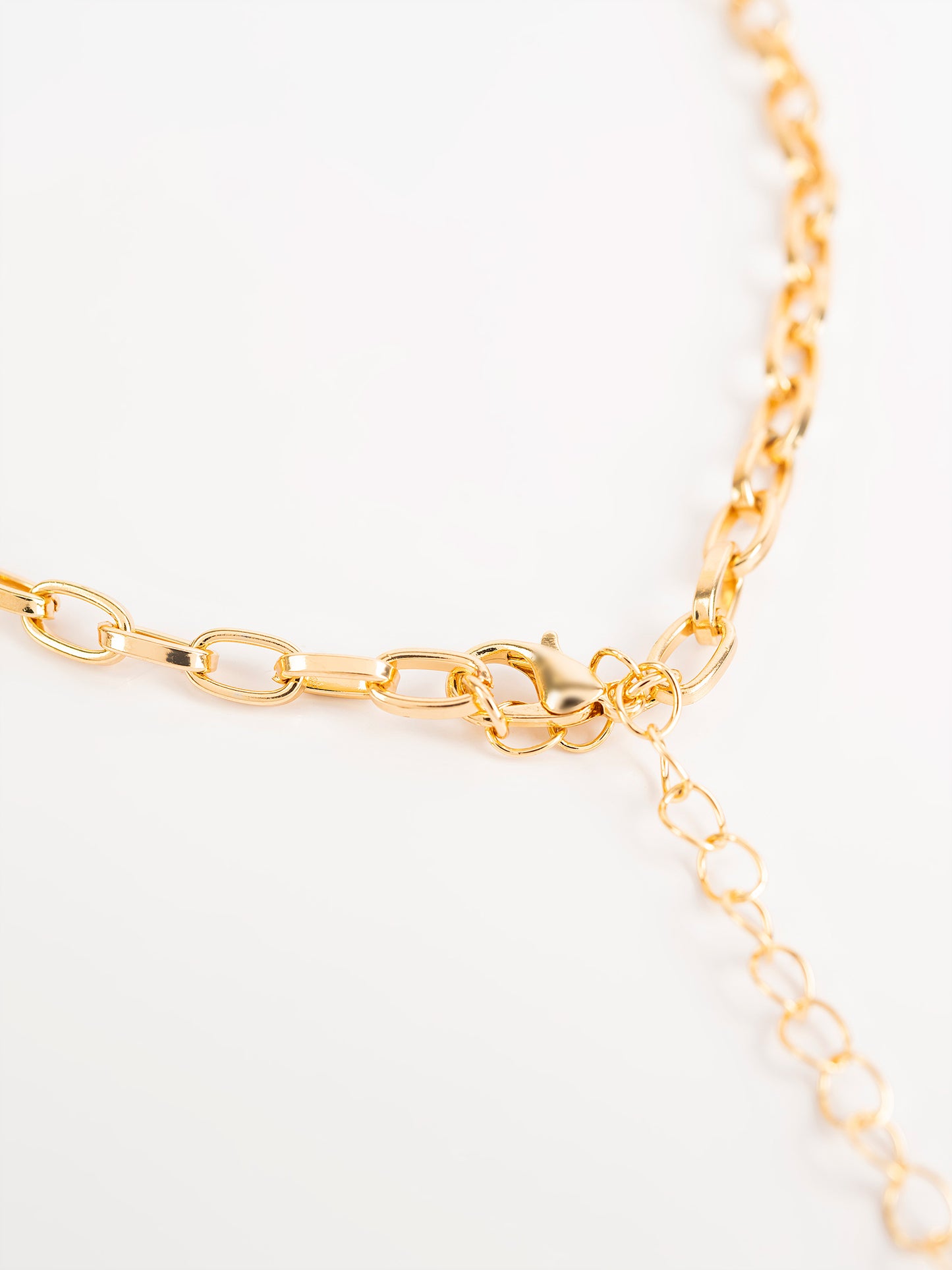 Looped Chain With Ring Necklace