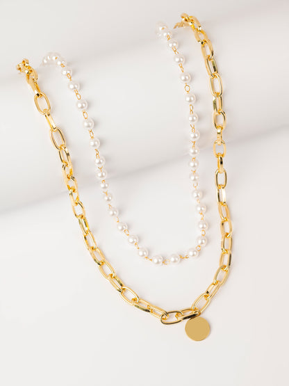 Layered Pearl Necklace