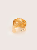 leaf-textured-cuff-bracelet