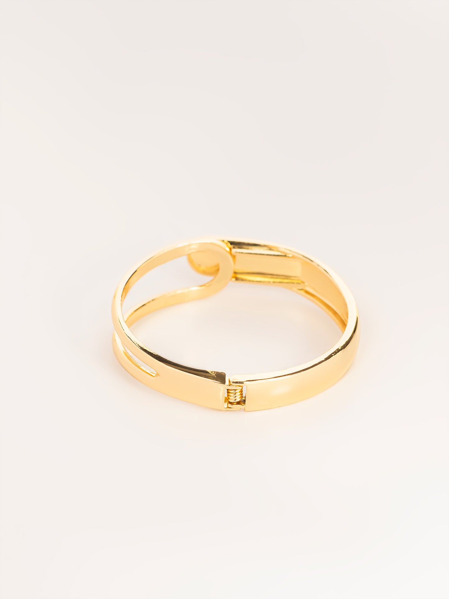 Asymmetrical Gold Bracelet