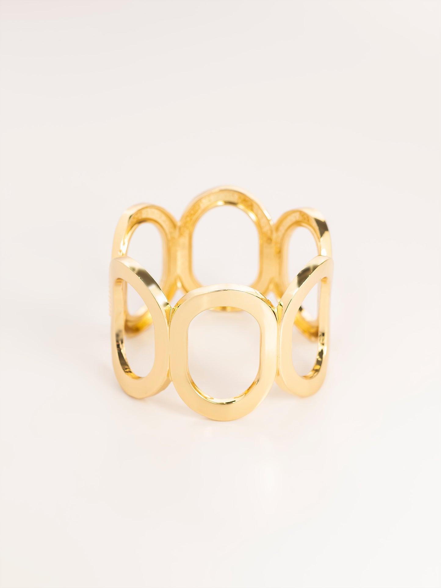 Chunky Gold Cuff Bracelet