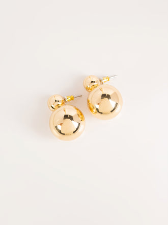 round-gold-studs