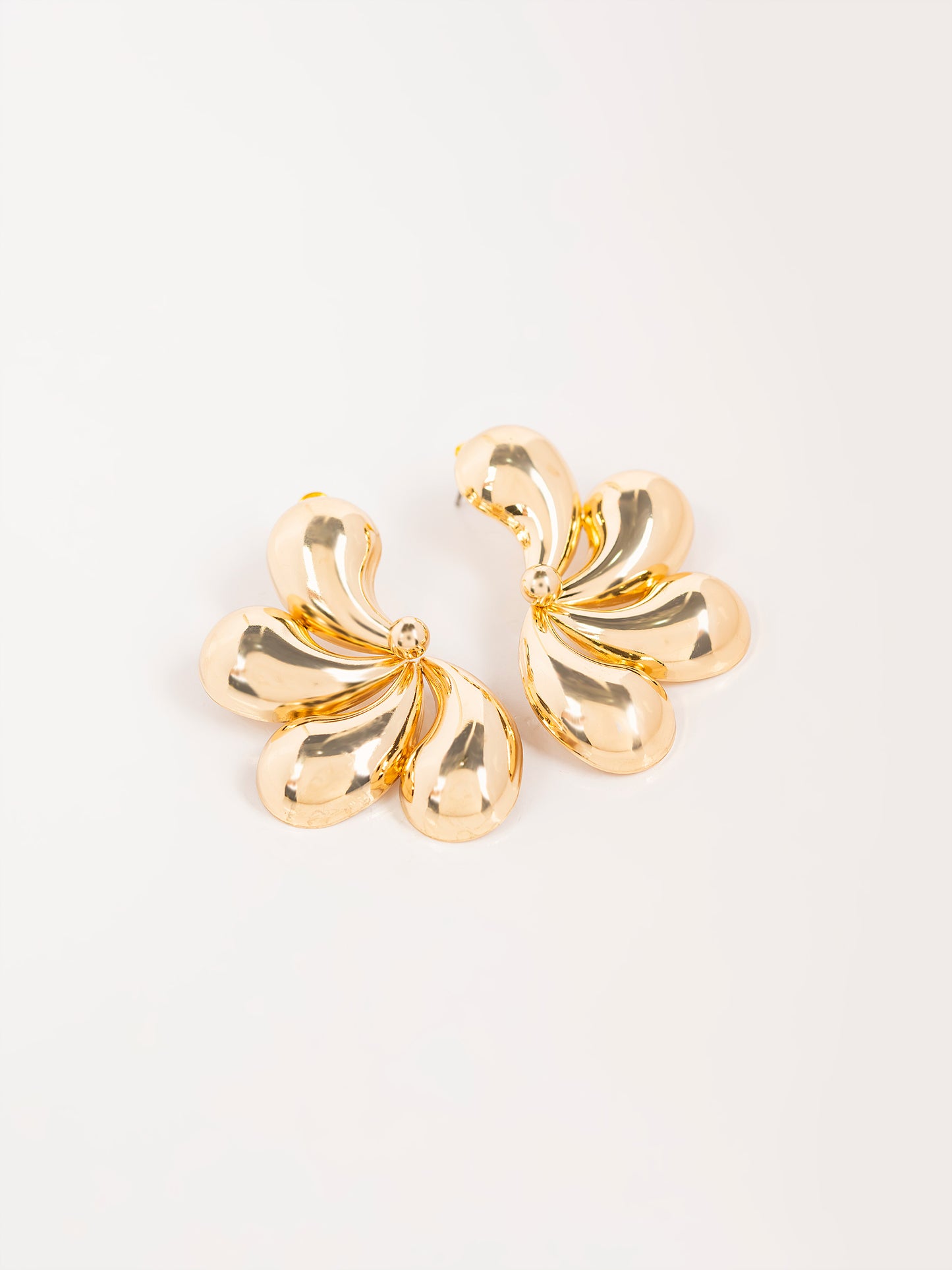 Abstract Floral Earrings