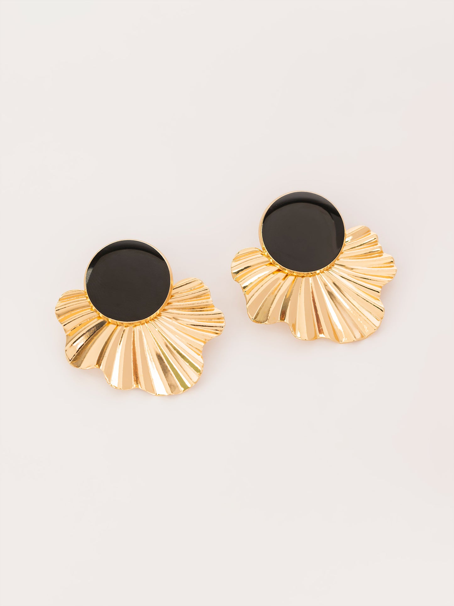 Classic Pleated Earrings