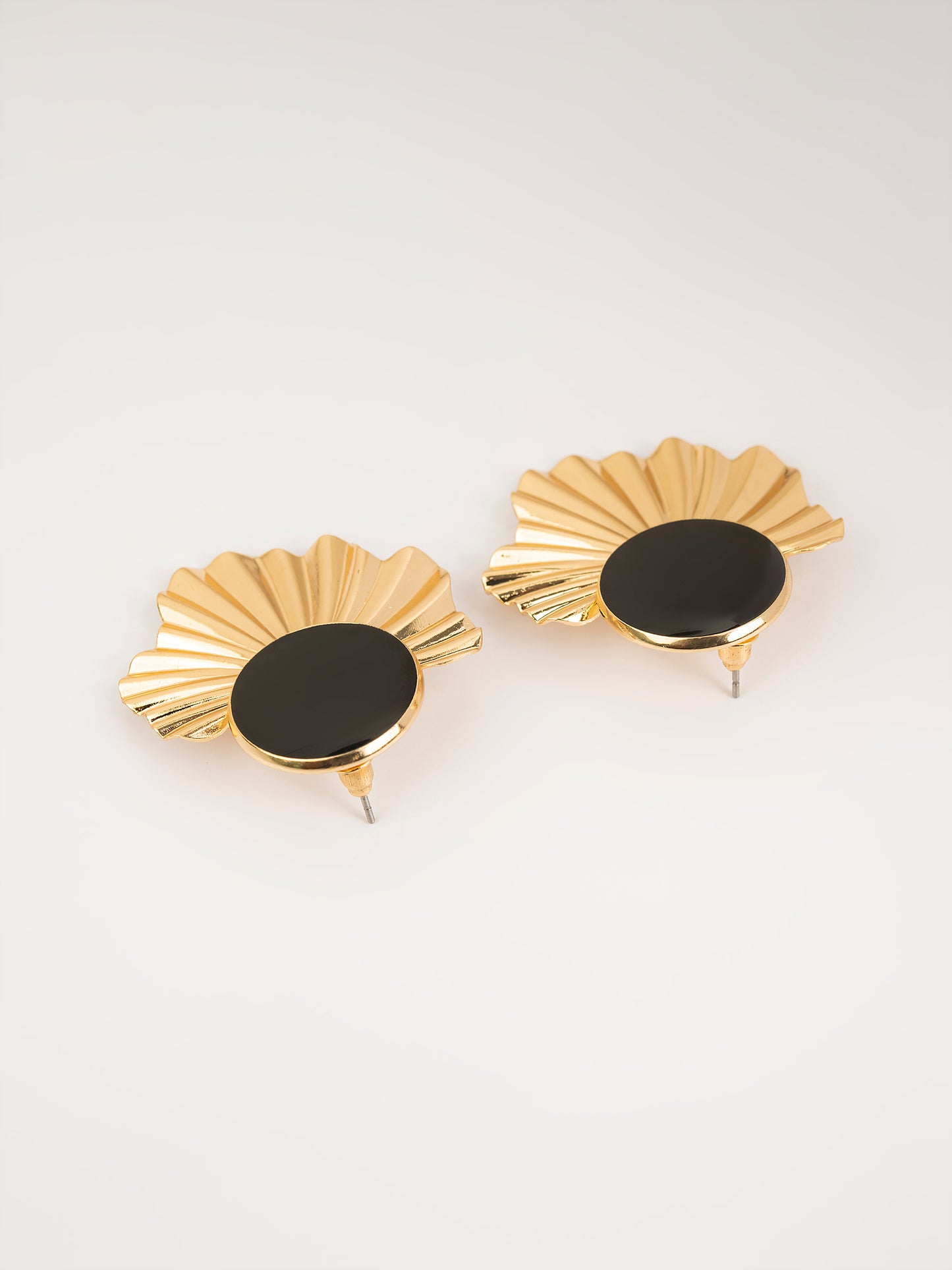 Classic Pleated Earrings