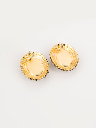 rhinestone-oval-stud-earrings