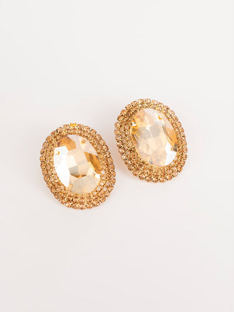 rhinestone-oval-stud-earrings