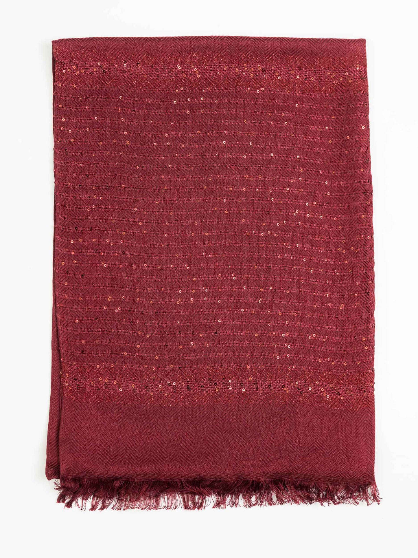 Sequined Woolen Shawl